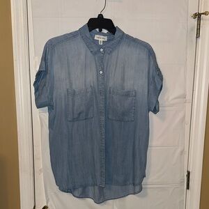 Cloth & Stone Light Blue Casual Button Down Shirt